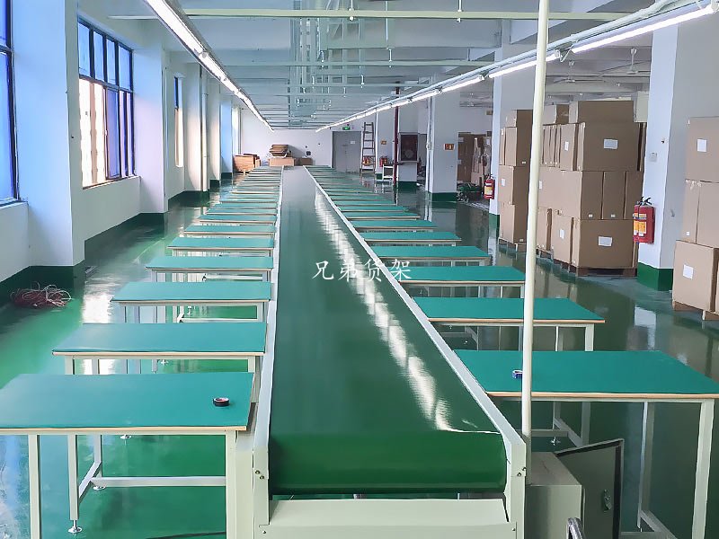 倉庫流水線工作臺(tái)組裝電子工廠案例